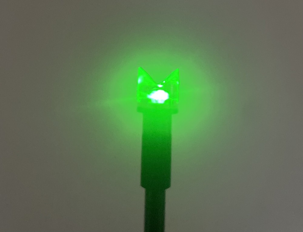 Nockout Lighted Nocks Crossbow Universal Fit Half Moon Green 3 Pack