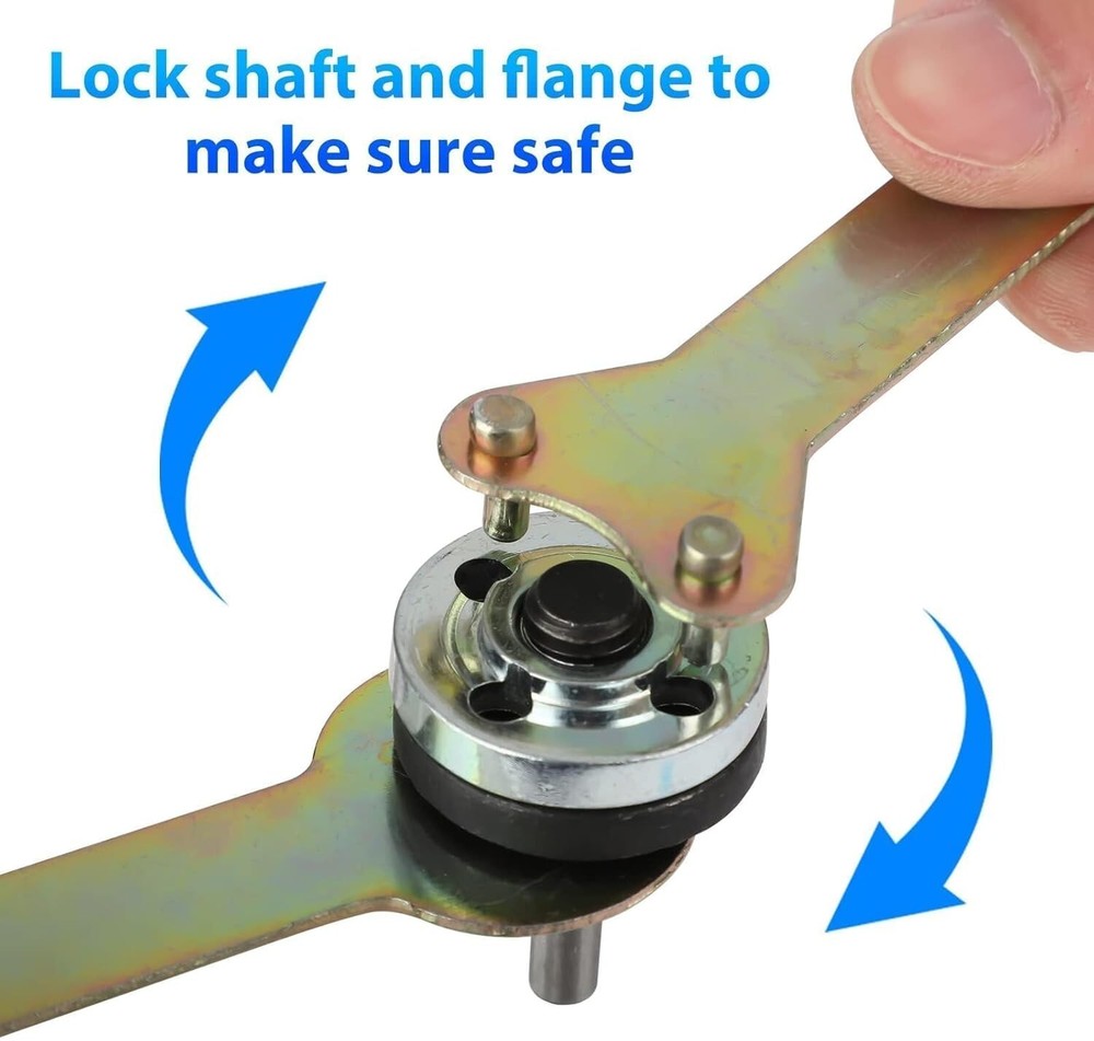 Angle Grinder Electric Drill Conversion Kit Flange Nuts w/ Connecting Rod Wrench