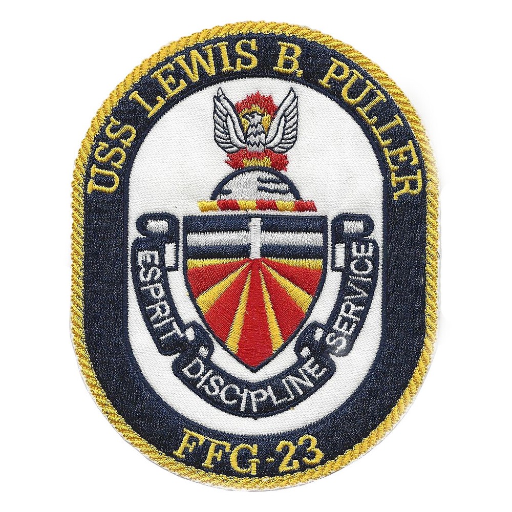 FFG-23 USS Lewis B. Puller Guided Missile Frigate Ship Patch