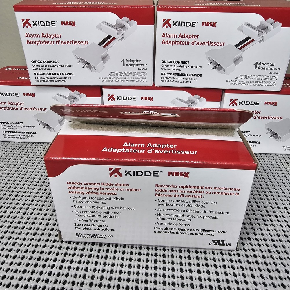 Kidde Quick Connect Smoke Detector Adapter Plug 20-9003 6 Boxes READ DESCRIPTION