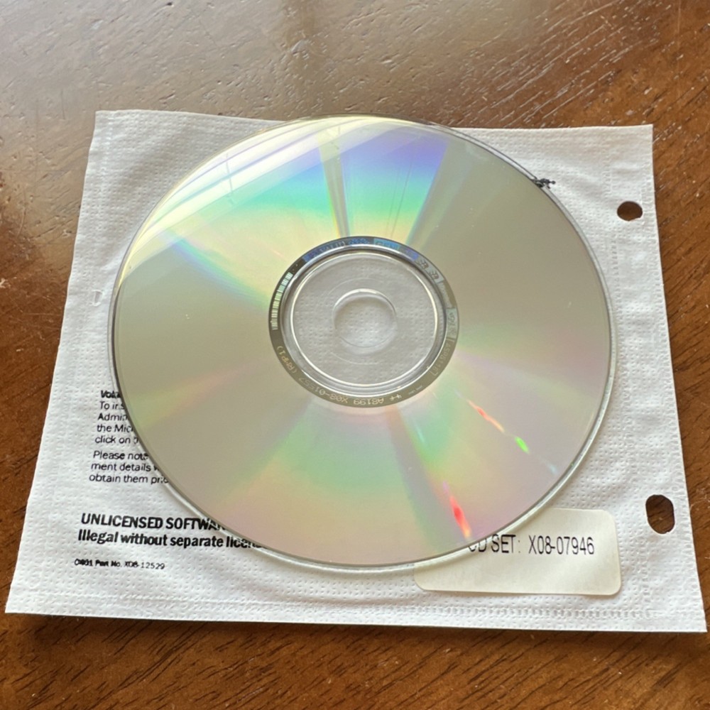 Microsoft Office XP Office Software Suite CD for Windows No Key