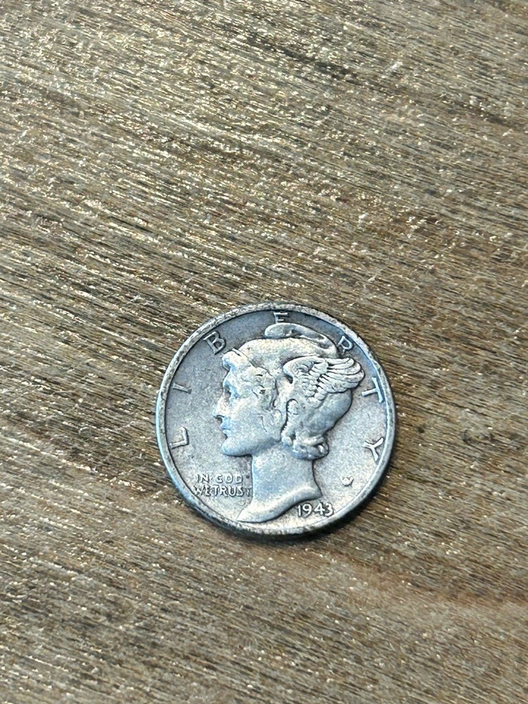1943 Mercury Dime VF