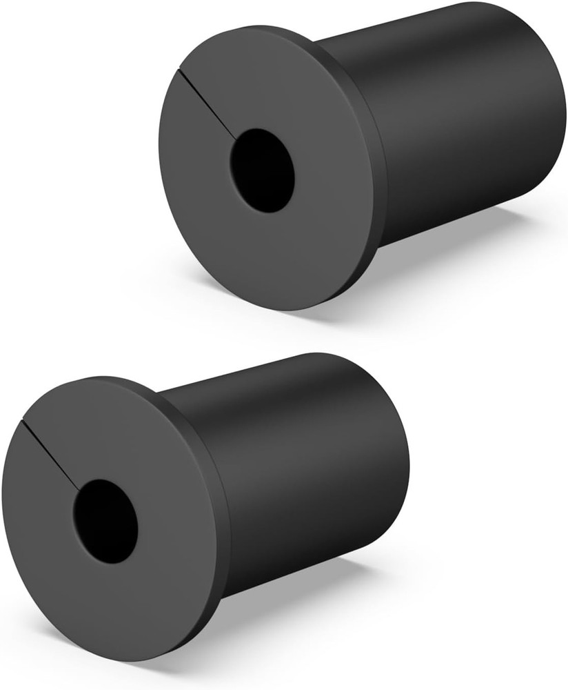 2PCS 3/4 Inch Black Starlink Wall Grommets - Sleek Cable Pass-Through Solution
