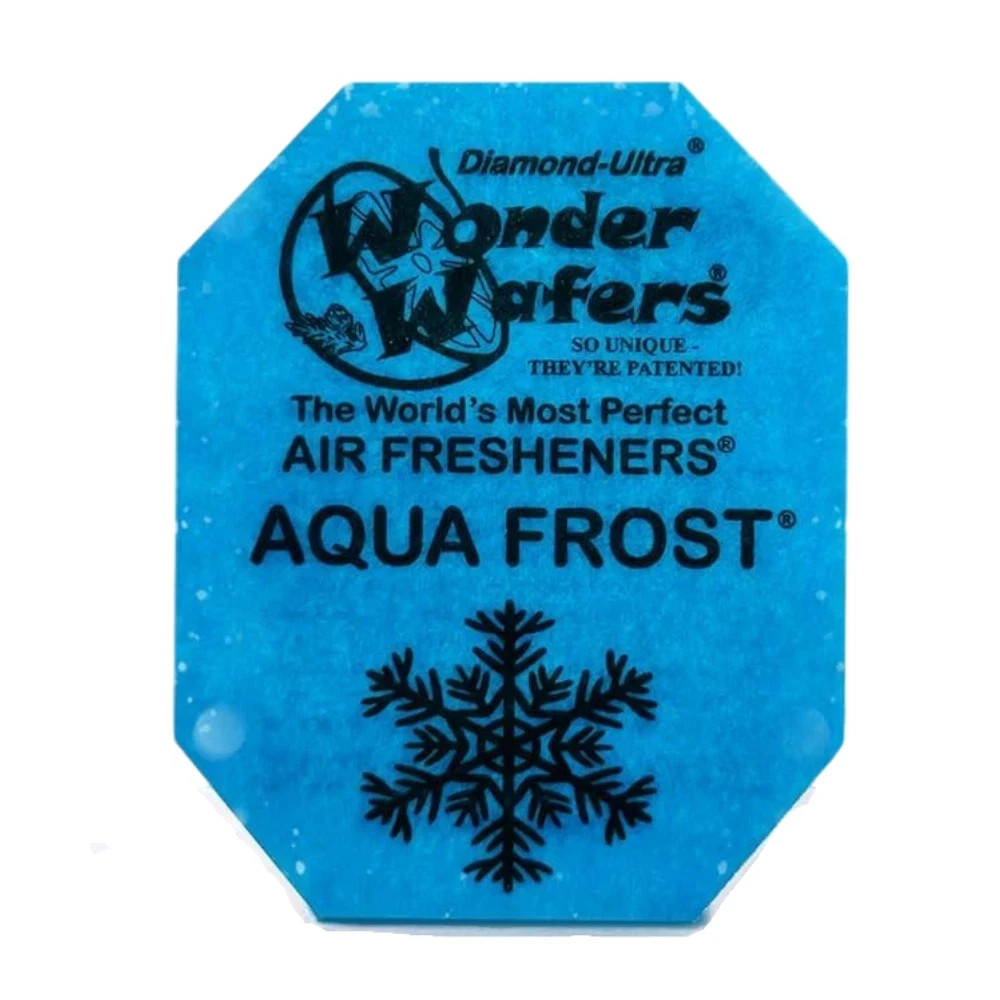 50 Count Wonder Wafers Aqua Frost Individually Wrapped Air Fresheners Detail