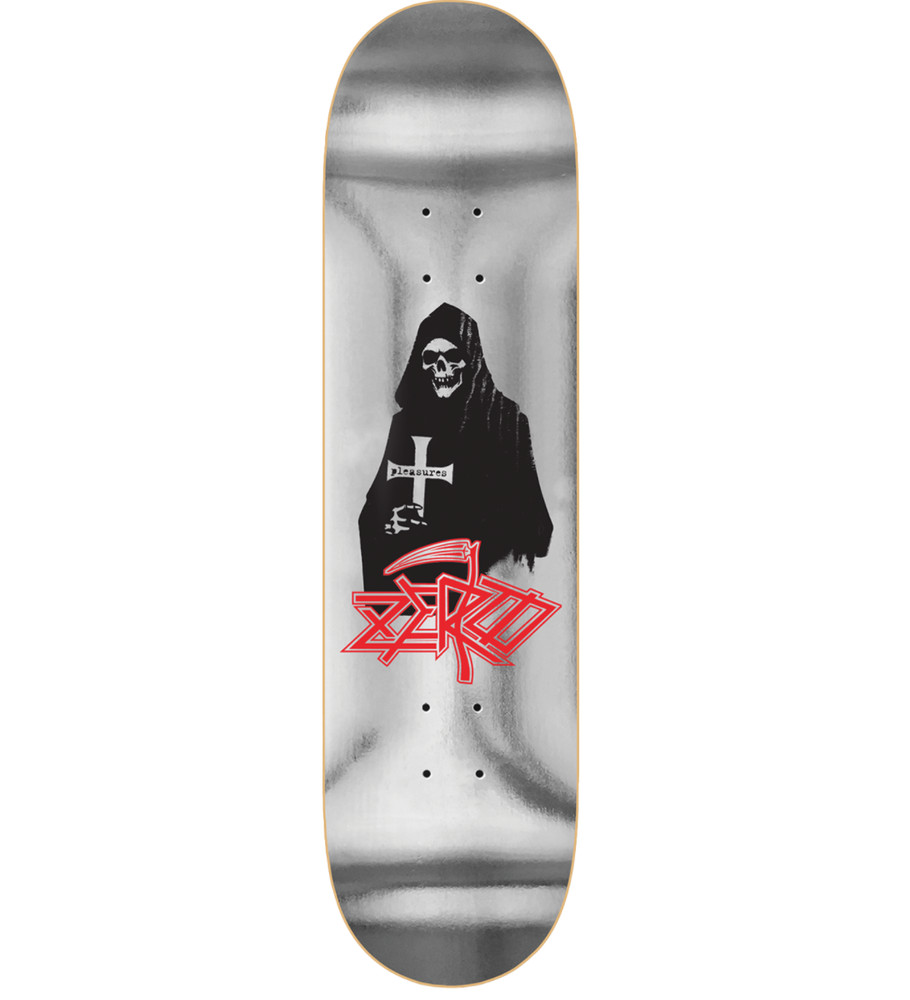 ZERO x Pleasures Death 8.5 Skateboard Deck