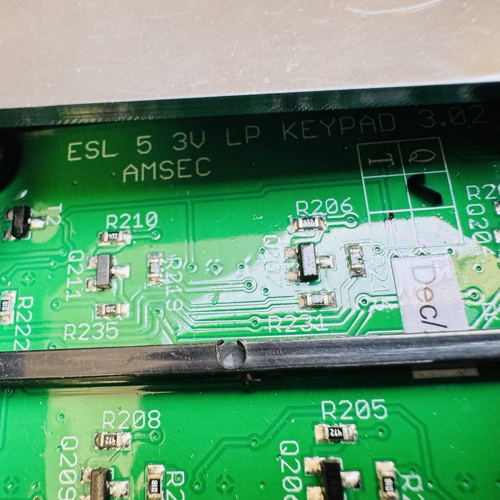 AMSEC ESL5LP Keypad ONLY. See Photos