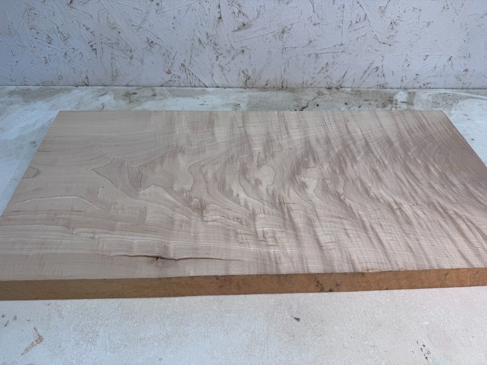 Figured Hard Maple Billet | Angel Step | FM 120
