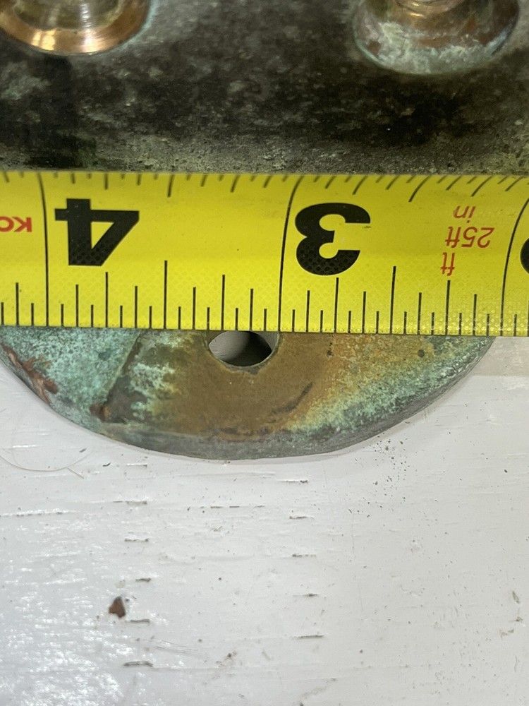 Vintage Bronze Halyard Deck Plate