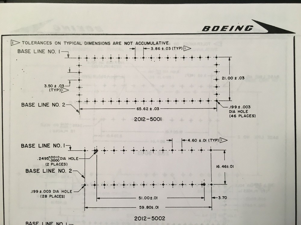 Boeing Standard Cutout Patterns & Placards Manual