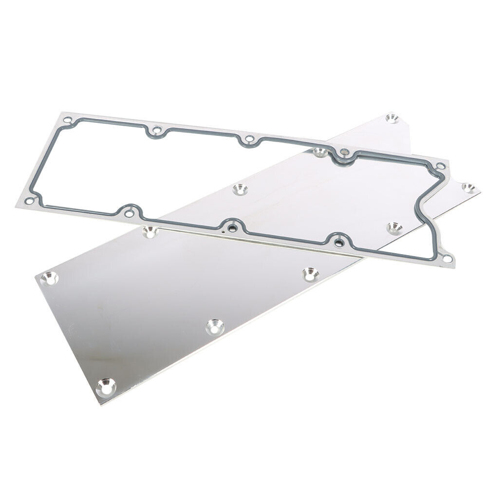 Billet Knock Sensor Delete LSX LS1 For LS Gen 3 VALLEY PAN Cover + GASKET Plate