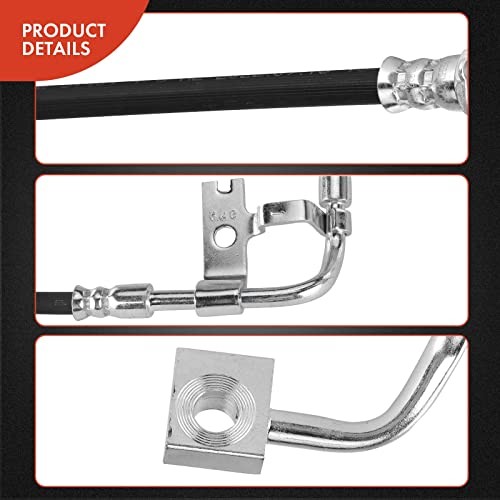 Front Driver Brake Hydraulic Hose Compatible with Select Front Driver (4WD)