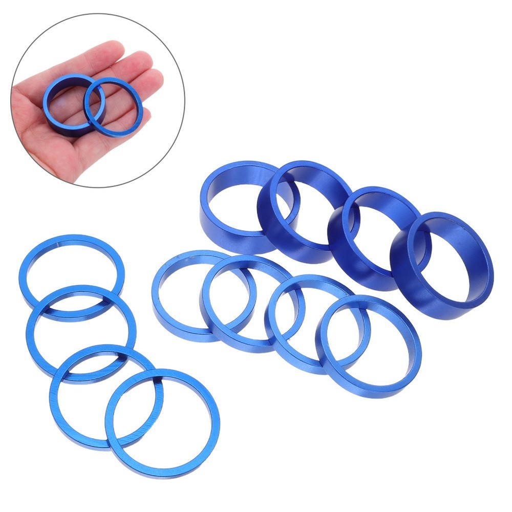 15 Pcs Bike Handlebar Stem Spacers Bicycle Headset Front Fork Washer