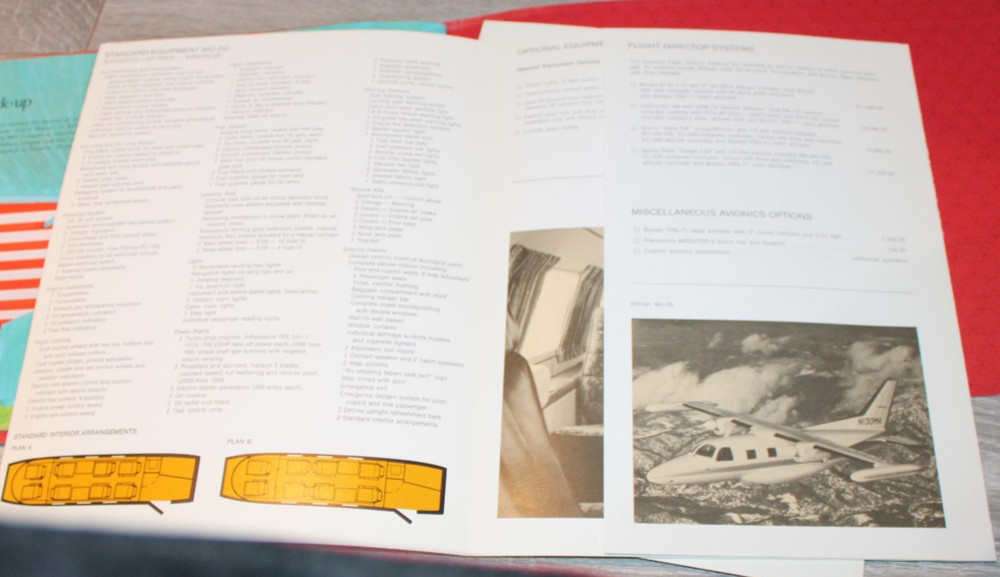 Mitsubishi MU-2G BROCHURE