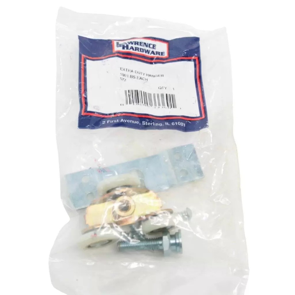 New Lawrence Hardware 572 Universal Pocet Door Rollers 3 Wheel Extra Duty Hanger