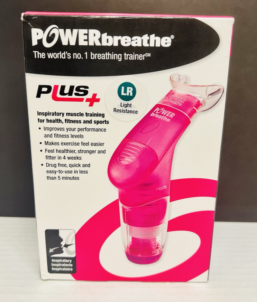 POWERbreathe Plus + Light Resistance Pink Model Trainer