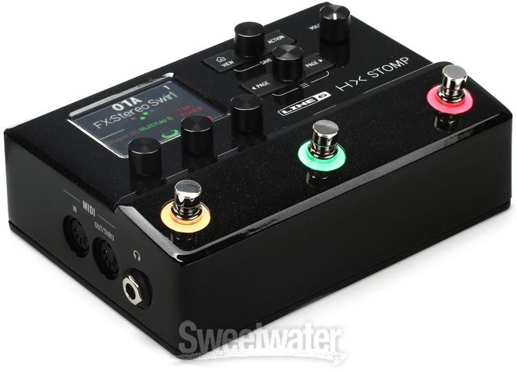 Line 6 HX Stomp Guitar Multi-effects Floor Processor - Black