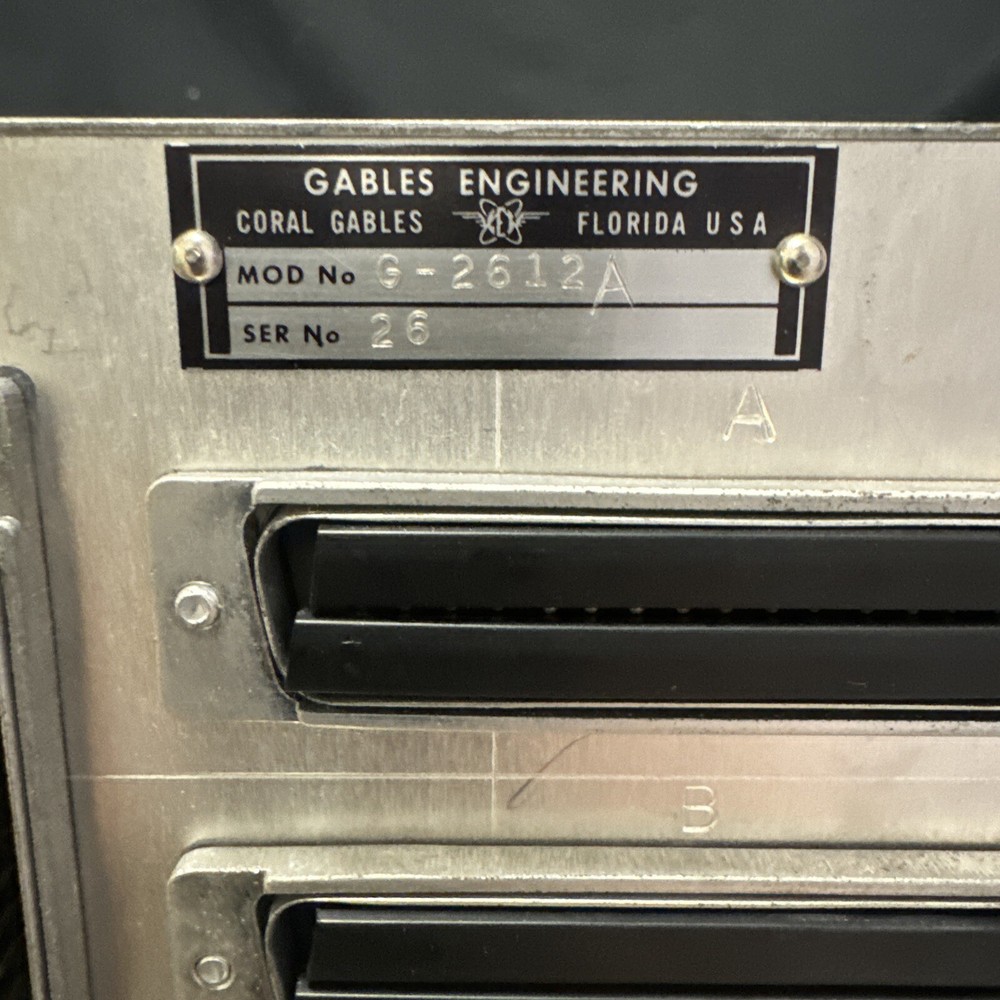 Comm/Nav Panel; G-2612-03; 26; SERVICEABLE