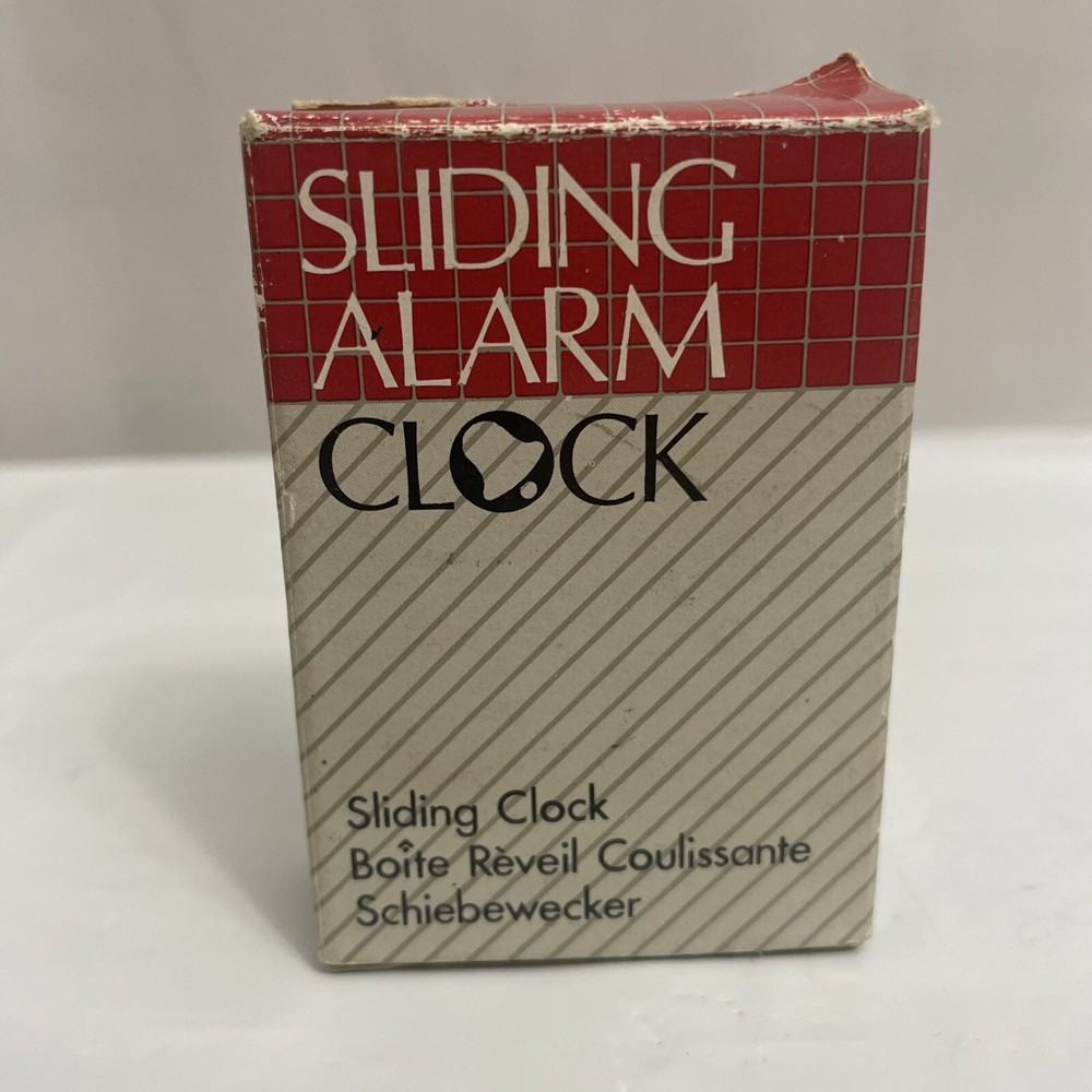 SLIDING ALARM CLOCK etc