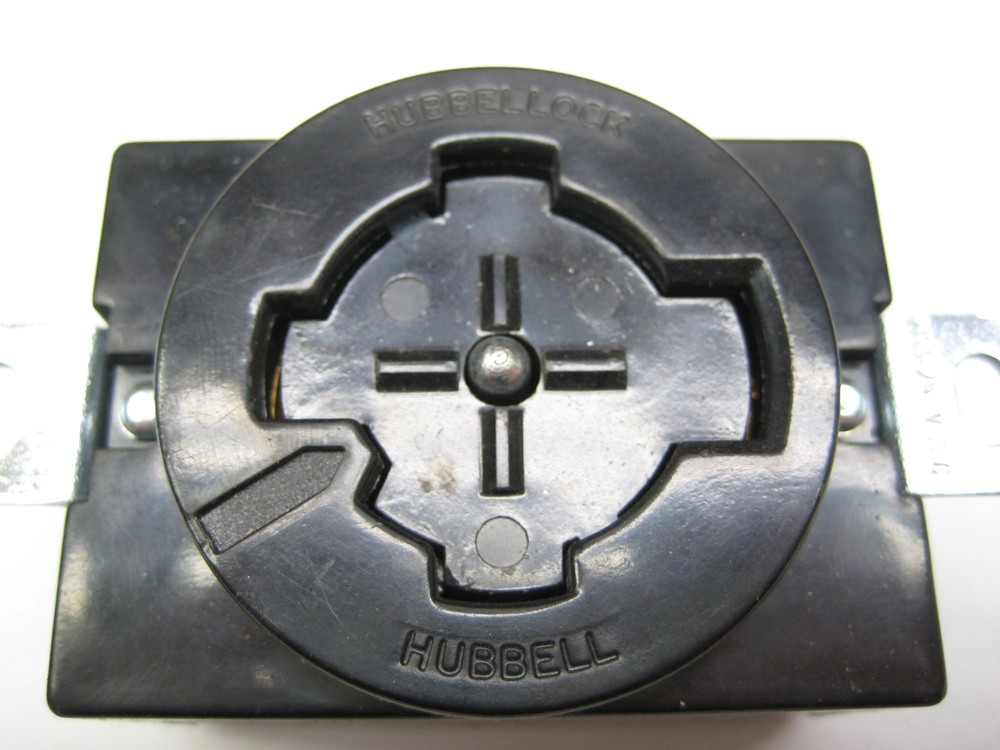 HUBBELL RECEPTACLE 20A 250VDC NSNP