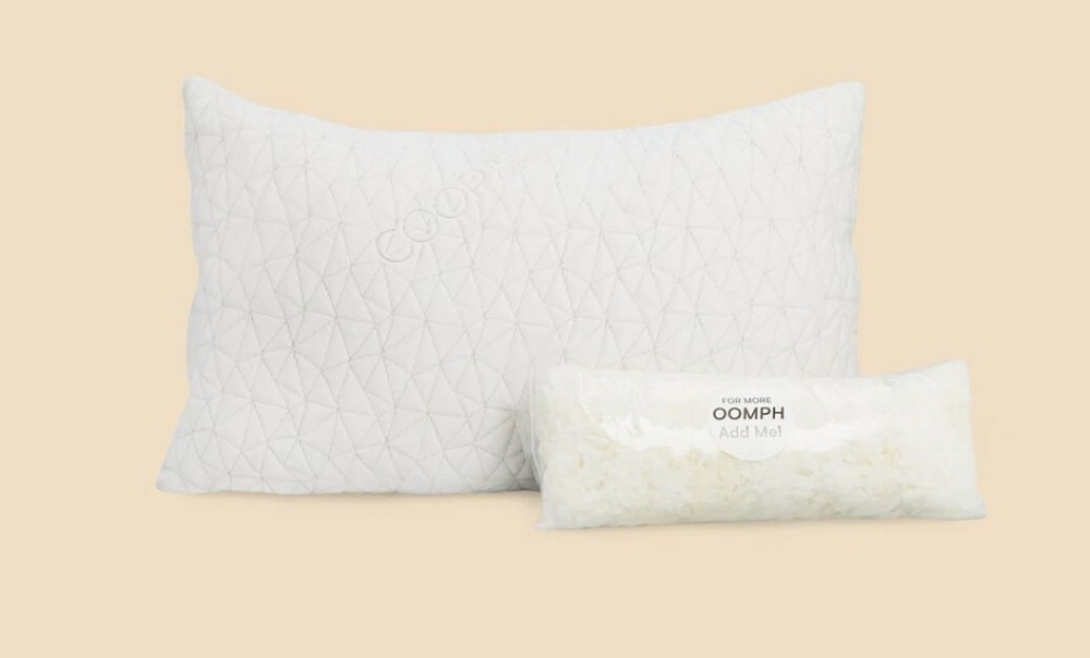 Premium Memory Pillow 0f Adjustable Loft Cross Cut Foam Fill-- 1 Pack