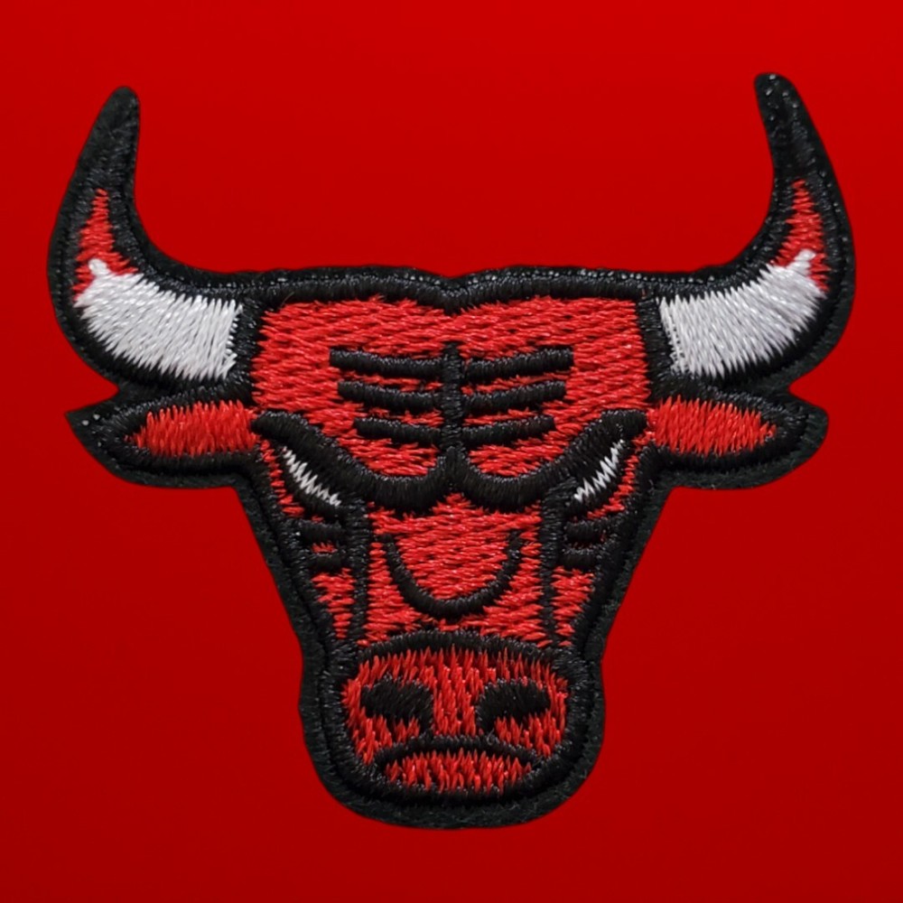 Chicago Bulls iron on patch. Embroidered. Iron On. 2"x2"