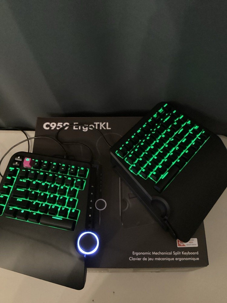Cloud Nine ErgoTKL Ergonomic Split Mechanical Keyboard