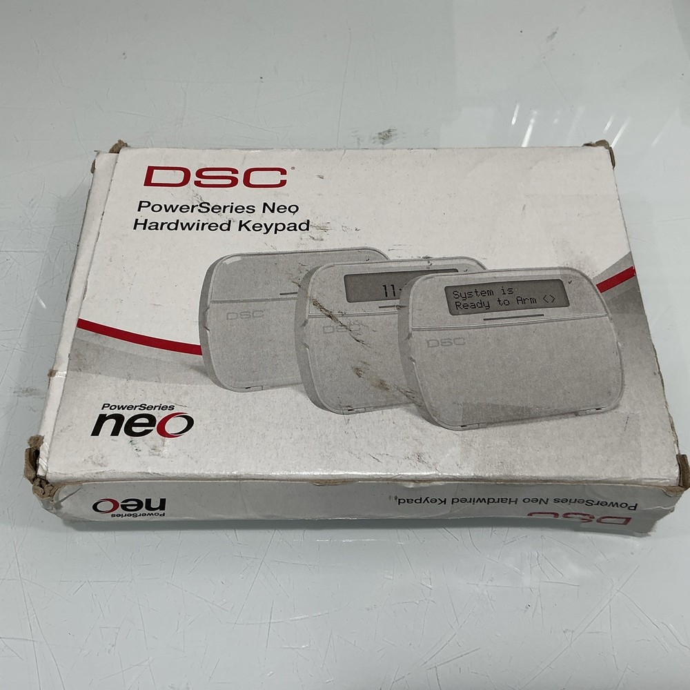 DSC HS2LCDENG N, PowerSeries Neo Hardwired Keypad, 5025ABC6 New - Open Box
