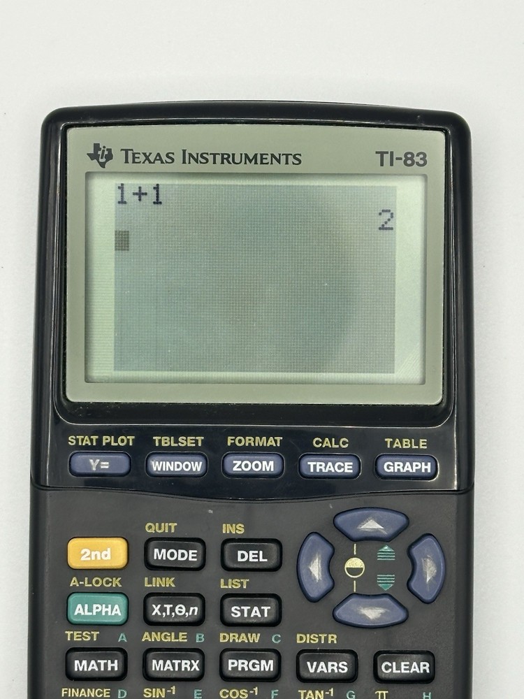 Texas Instruments TI83 Graphing Calculator-WORKS