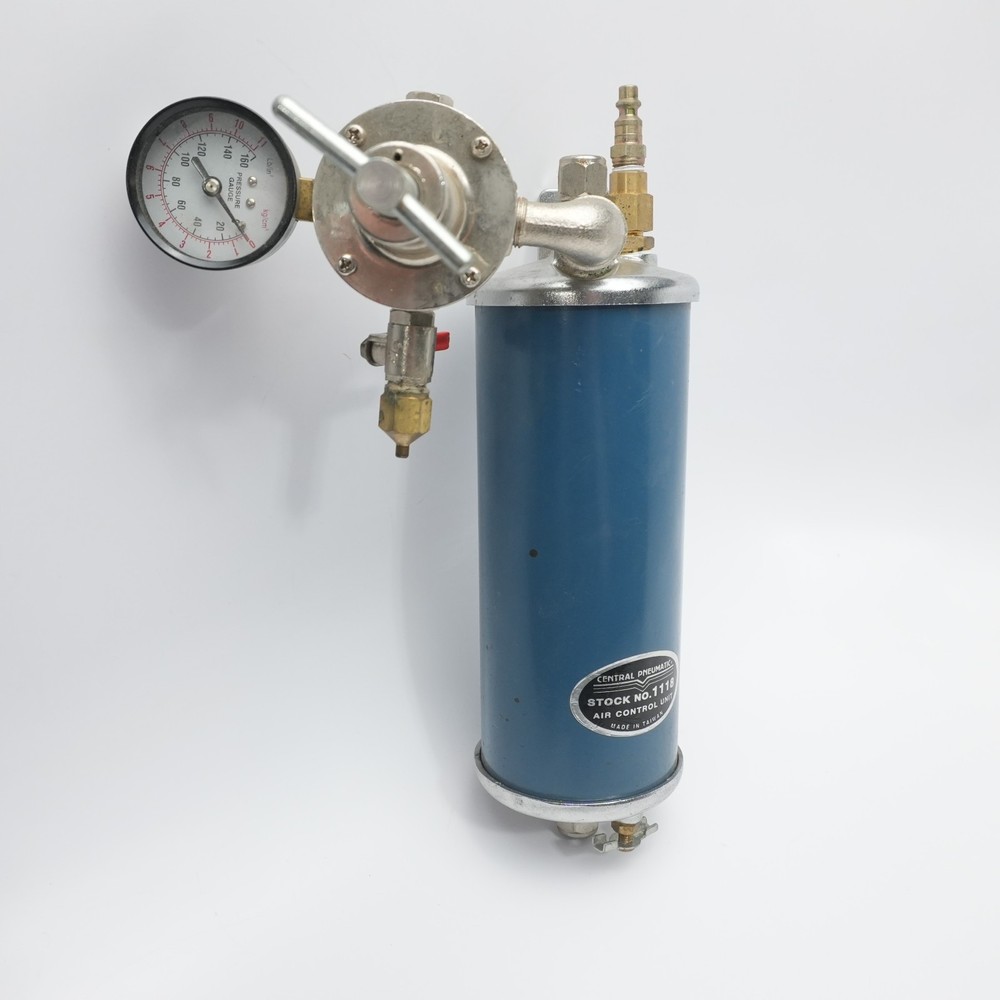 Central Pneumatic Air Control Unit Stock No. 1118 Filter Regulator & Gauge