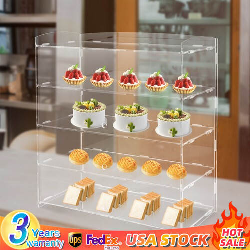 Acrylic Display Case Bakery Pastry Display Case Retail Display Counter Cases