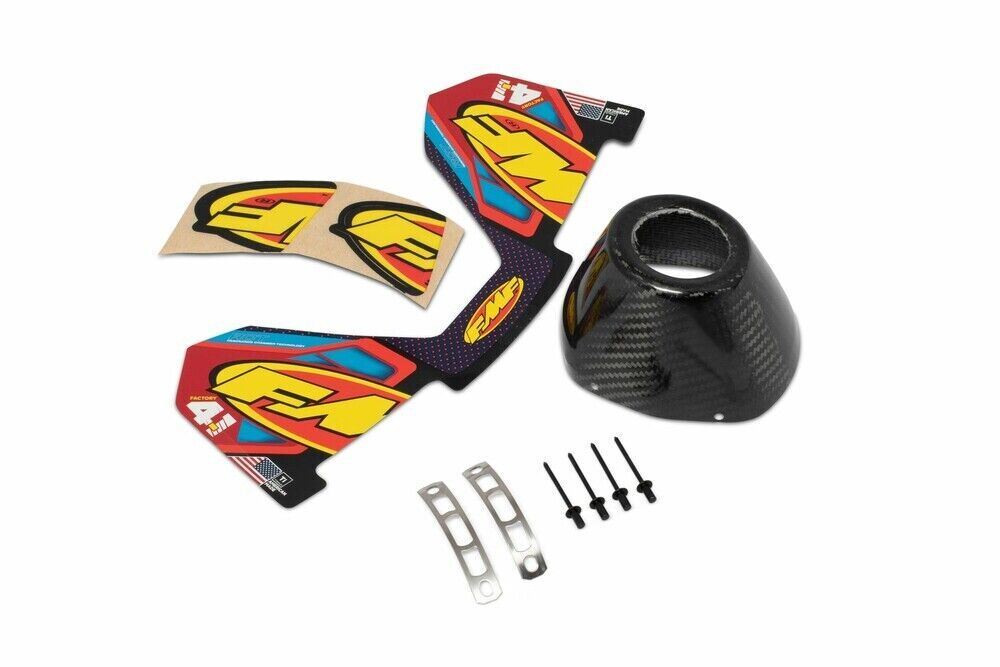 FMF Racing 040643 End Cap Kit for Factory 4.1RCT, Carbon Fiber