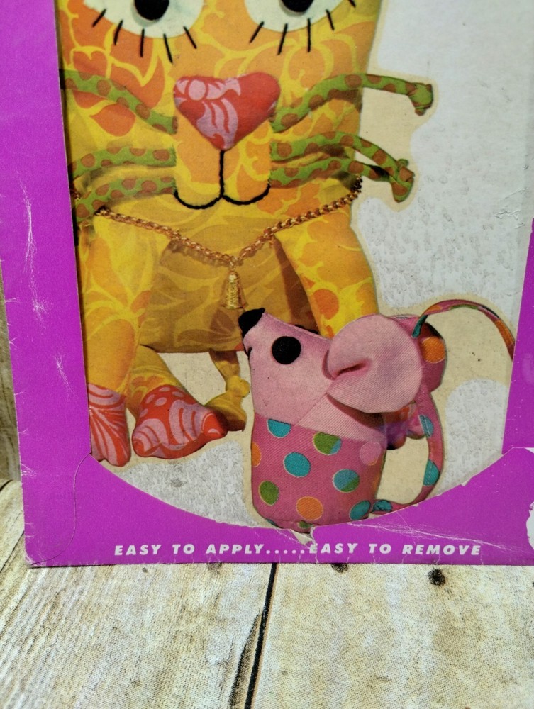 Vintage Meyercord Decal Transfer Patterns Cat & Mouse #1529C