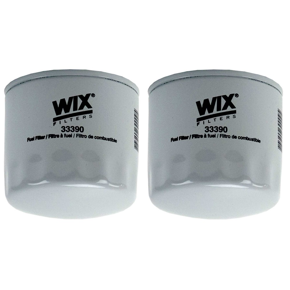 Wix 33390 Fuel Filter Set (Spin-On) (2 Pieces)