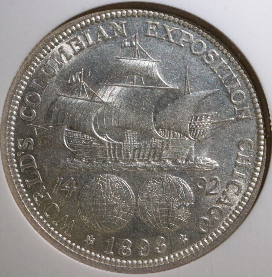 1893 Half Dollar 50C Columbian Exposition NGC MS62