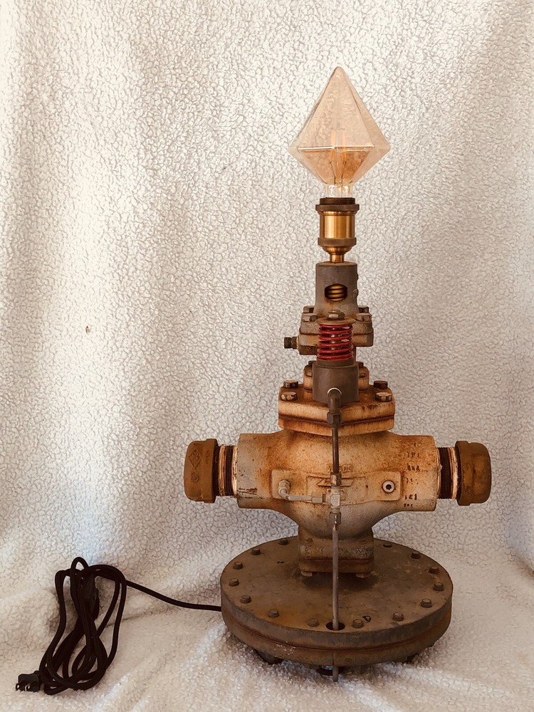Custom Made Industrial Valve Lamp Light 