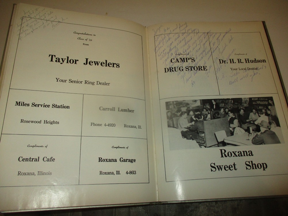 Roxana High School yearbook 1955 - Roxana, Illinois (The Rox)