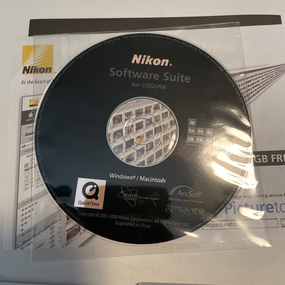 Nikon Coolpix S230 User's Manual Quick Start Guide & CD OEM Original Replacement