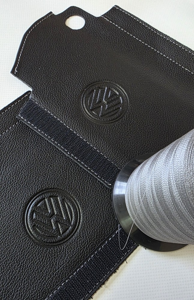 T5 & T5.1  Leather Inner Door Pull Handle Cover with GREY stitch.