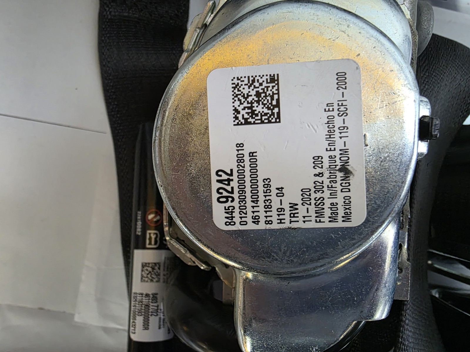 2021-2022-2023 Chevy Suburban Front Seat Belts W. Pretensioner (Black)