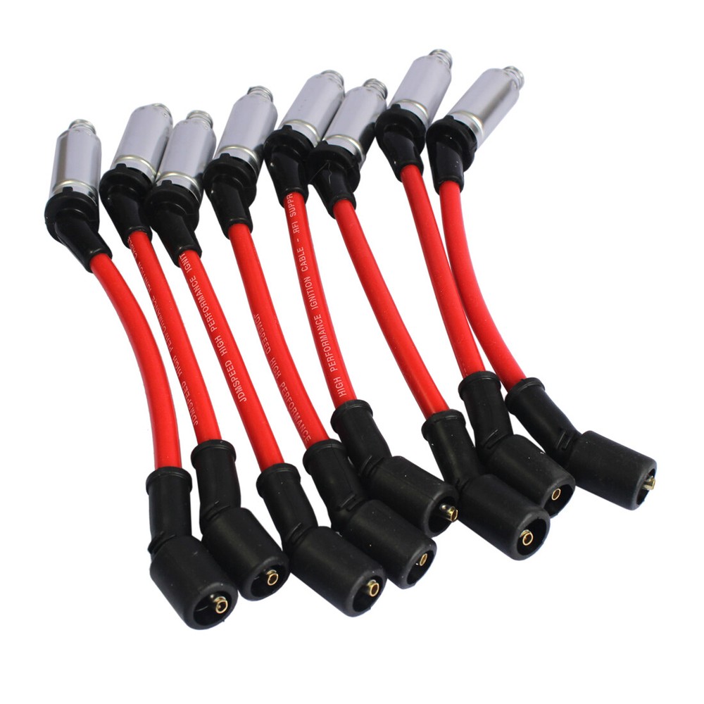 10.2MM High Performance Spark Plug Ignition Wire Kit For 2000-2009 CHEVY GMC