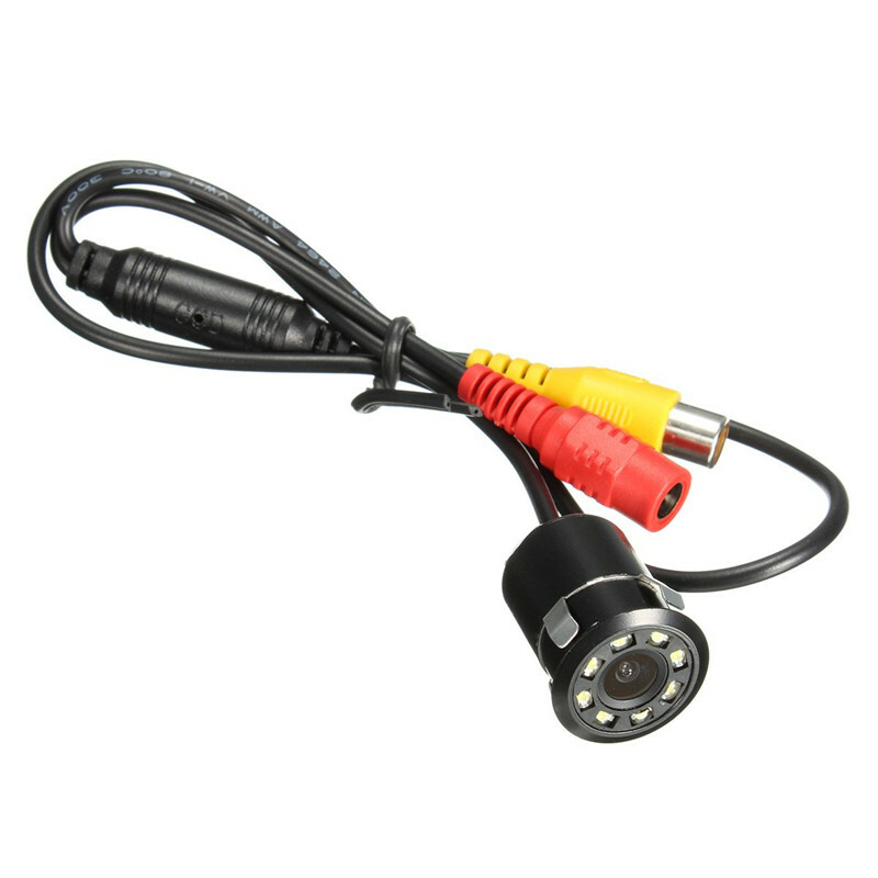 Car Backup Rear View Cam IP67 8 LED Night Use Reverse Backup Night Camera