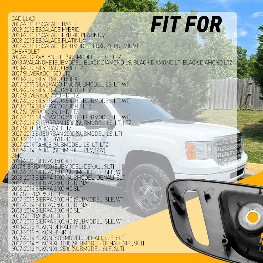 2pcs For 2007-2013 Chevy Avalanche Interior Door Handle Front Left Right Side E