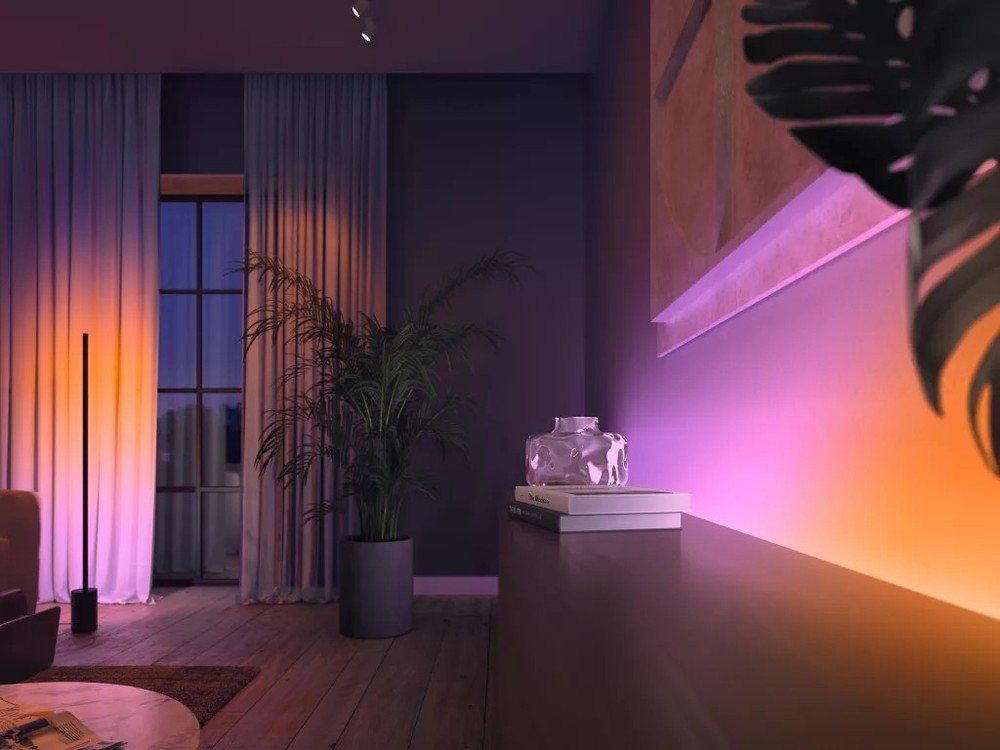 Philips Hue Bluetooth Gradient Ambiance Smart Lightstrip 6ft Base + 3ft Ext.