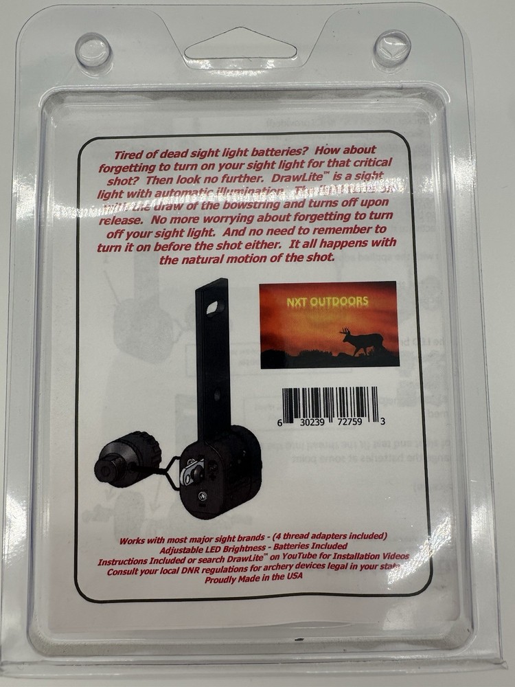 NXT Drawlite Draw Activated Sight Light