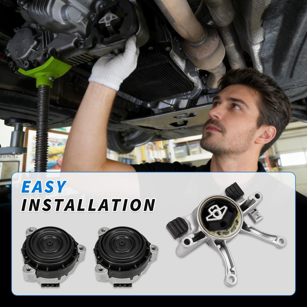 22116877659 Engine Motor Mount & Transmission Mount Kit Compatible with 2017-...