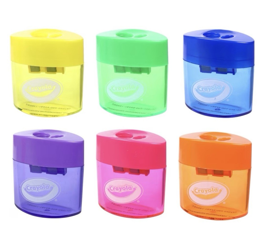 Crayola Crayon & Pencil Sharpener, New in packaging.  Multiple colors available!