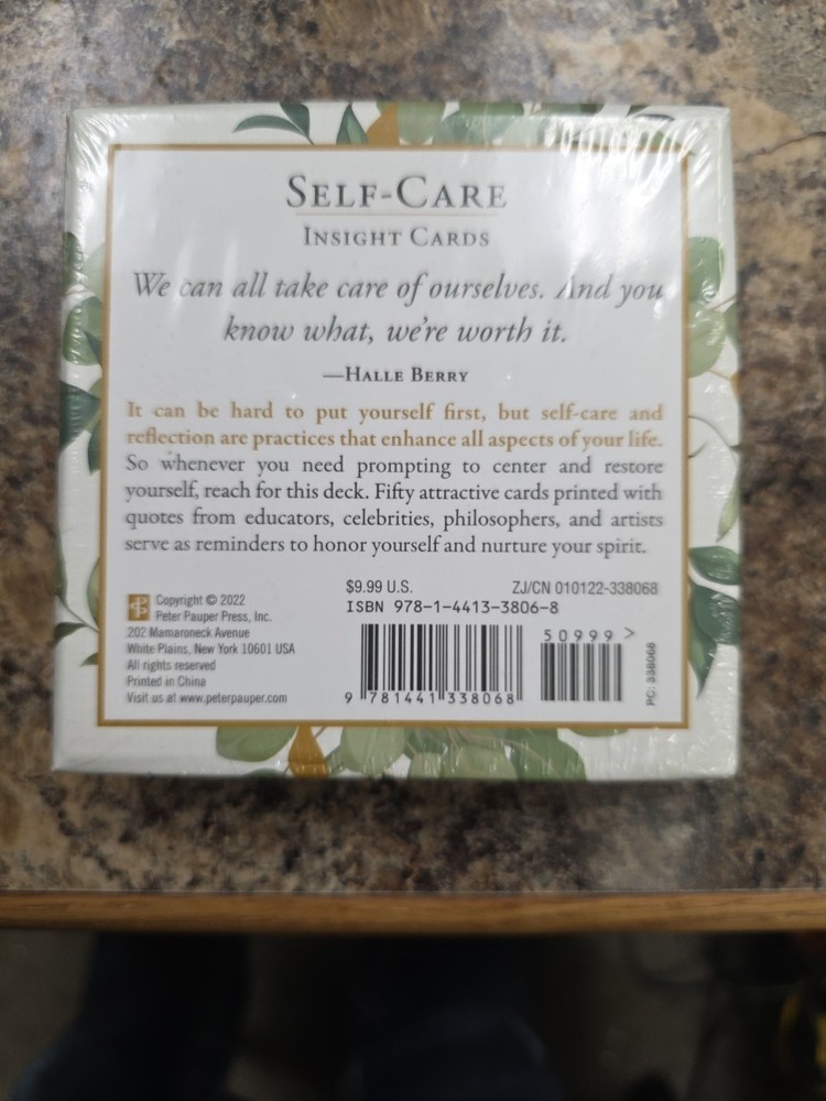 Self-Care Affirming Insight Cards. 50 Pack