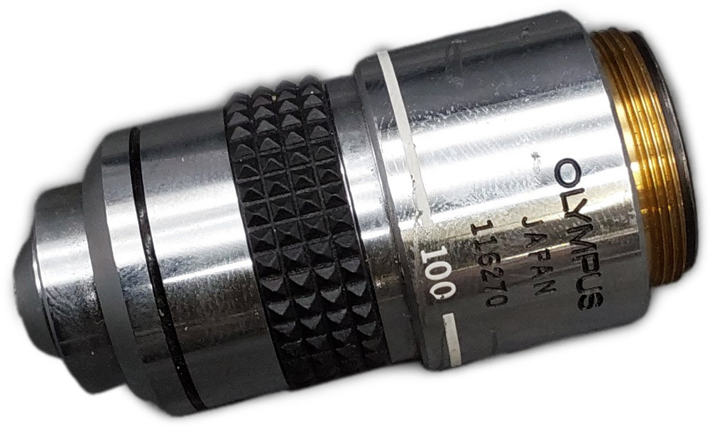 Olympus SPlan 100x 1.25 Oil Immersion Microscope Objective 160/0.17