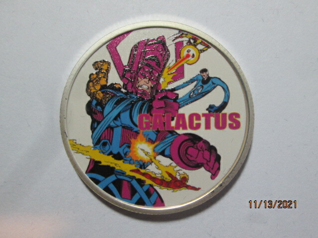 2008 USPS / MARVEL RARE .999 SILVER MEDALLION - GALACTUS