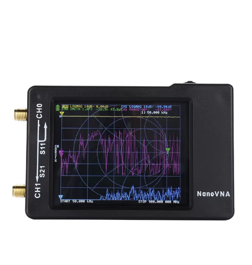 NanoVNA-H Vector Network Analyzer 2.8″ LCD HF VHF UHF with SD Slot